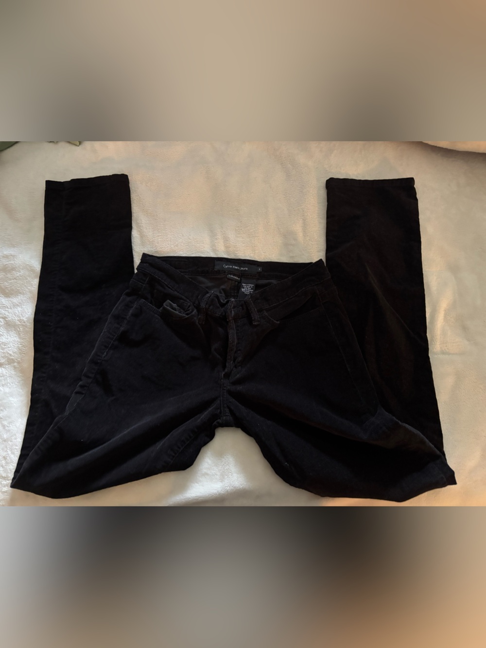 Calvin Klein black corduroy jeans